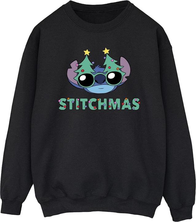 Disney Lilo & Stitch Stitchmas Glasses Sweatshirt (S)