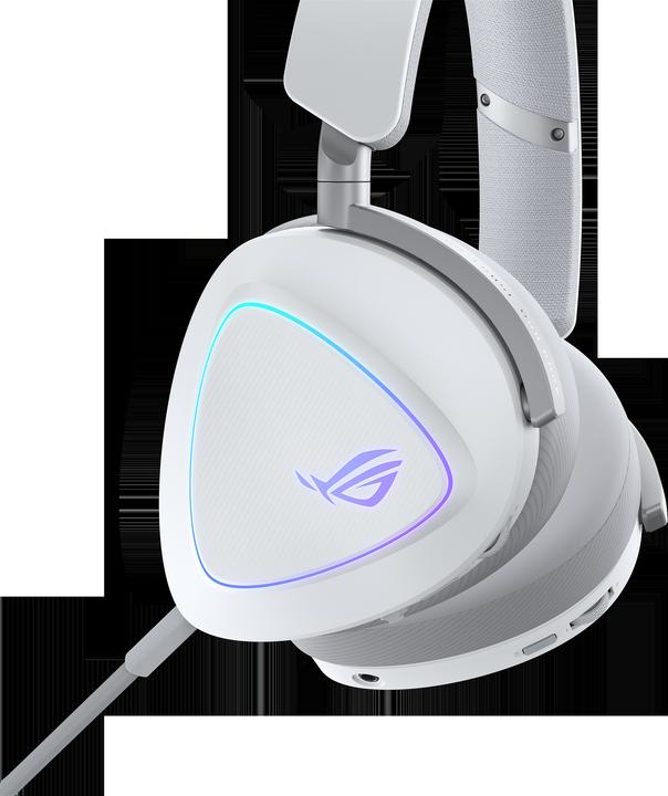 Produktbild ASUS Headset ROG Delta II WHT (Kabellos, Kabelgebunden)