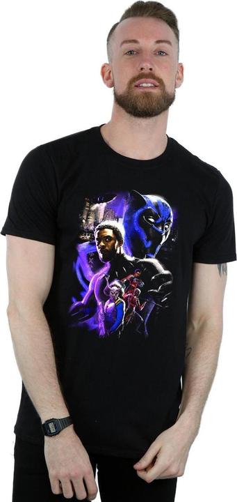 Produktbild Black Panther Charakter Montage TShirt (3XL)