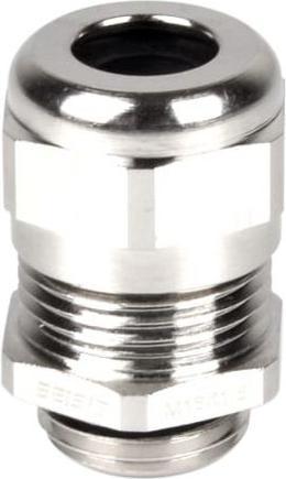 Actual product image Rs Pro M12 x 1.5 Cable Gland With Locknut, Nickel