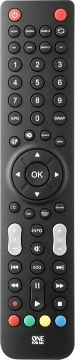 One for All Sharp TV Ersatzfernbedienung (Universal Fernbedienung, Infrarot)