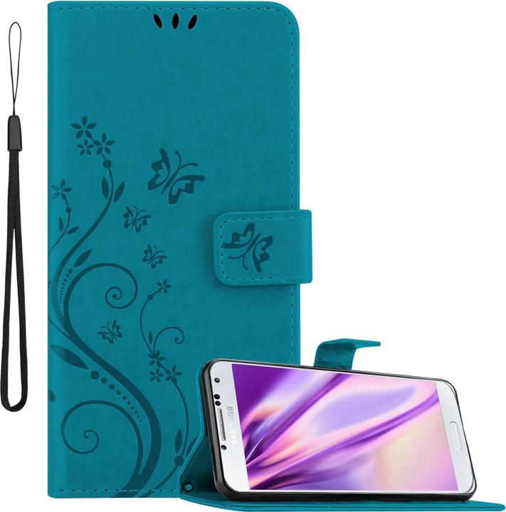 Actual product image Cadorabo Flower Book Case for Samsung Galaxy S4 (Samsung Galaxy S4)