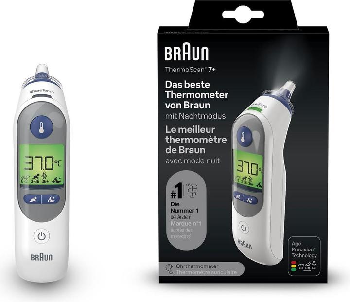 Actual product image Braun ThermoScan 7+ (Ear)
