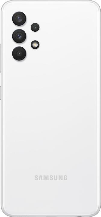 Image du produit Samsung Galaxy A32 (128 Go, Blanc, 6.40", Double SIM, 64 Mpx, 4G)