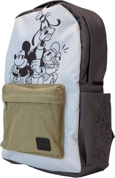 Actual product image Loungefly Disney Mickey and Friends nylon backpack 44cm