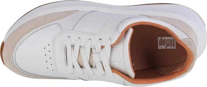 Actual product image Fitflop F-Mode Suede/Leren - Sneakers - WIT - Maat 37 (37)