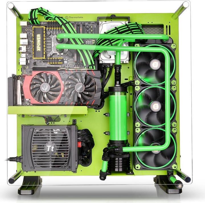Produktbild Thermaltake Core P5 Green Edition (ATX, mATX, Mini-ITX)