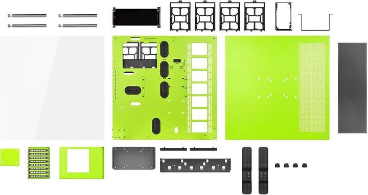 Produktbild Thermaltake Core P5 Green Edition (ATX, mATX, Mini-ITX)