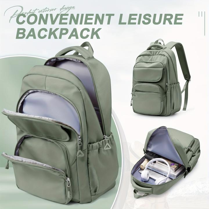 Produktbild Only-Bags.Store Schulrucksack, Schule wasserdicht Buch Tasche, College Laptop Rucksack Reisen Arbeit Tag Tasche