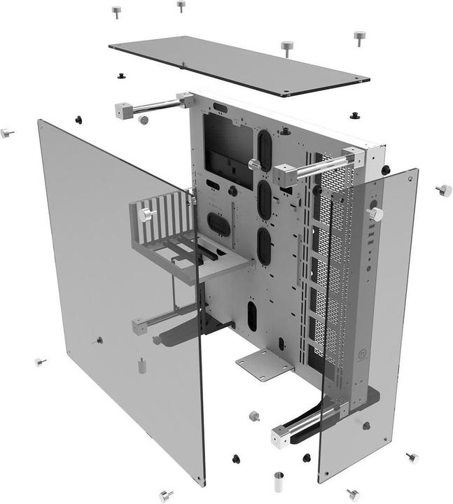 Immagine prodotto Thermaltake Core P5 vetro temperato edizione neve (ATX, mATX, Mini-ITX)