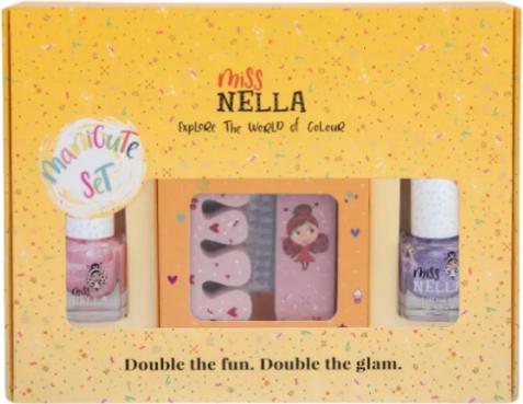 Miss Nella ManiCute Set Glitter (Farblack)