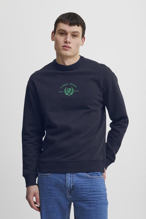 Actual product image Casual Friday CFSage relaxed sweat w. embroidery - 20504729 (M)