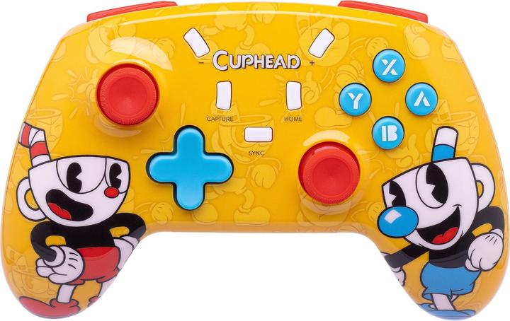 Actual product image Qubick Cuphead Wireless Gamepad for Nintendo Switch (Switch OLED, Switch Lite, Switch)
