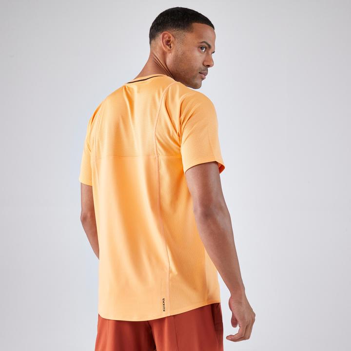 Immagine prodotto Kuikma Herren Tennis T-Shirt kurzarm - Dry Gaël Monfils braun (XXL)