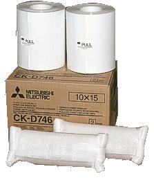 Produktbild Mitsubishi Electric CK-D 746 10x15 cm 2x 400 Prints (10 x 15 cm, 102 x 152 mm, 800 x)