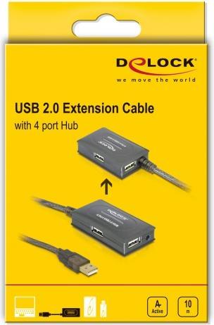 Produktbild Delock USB 2.0 (USB-A, 4 Ports)
