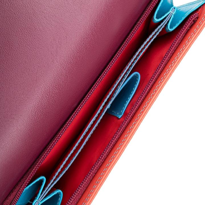 Actual product image Mywalit Tri-fold Zip Wallet Leather Wallet 17 cm