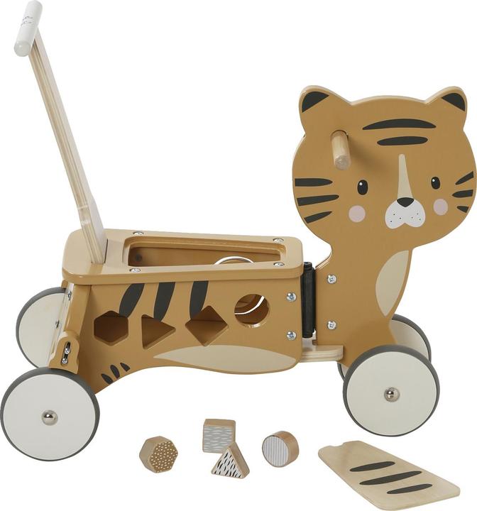 Vertbaudet Carrello per bambini 2 in 1, scivolo/apprendista, legno FSC