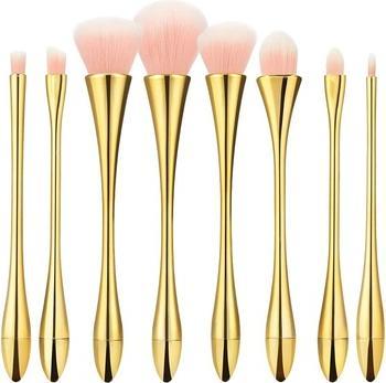 Mimo Makeup Brush Golden 8Pcs Set (Set)