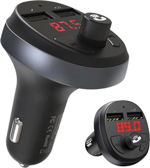 Productafbeelding Hoco Zender E41 Bluetooth MP3 speler / FM golfmodulator (koptelefoon, Micro SD, SD, 2xUSB, LCD, 3.