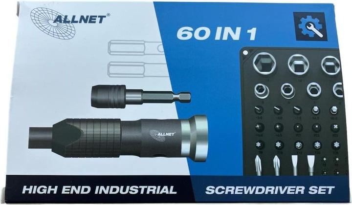 Produktbild Allnet Tools Schraubenzieher Set, Hochwertiges Toolkit/Werkzeug 60 Teile