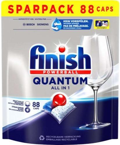 Produktbild Finish Powerball Quantum All in1 (Caps, Fest, 88 Waschgänge)