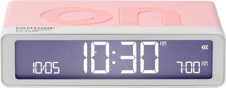 Actual product image Lexon Digitalwecker Flip Classic Pantone Rose Quartz