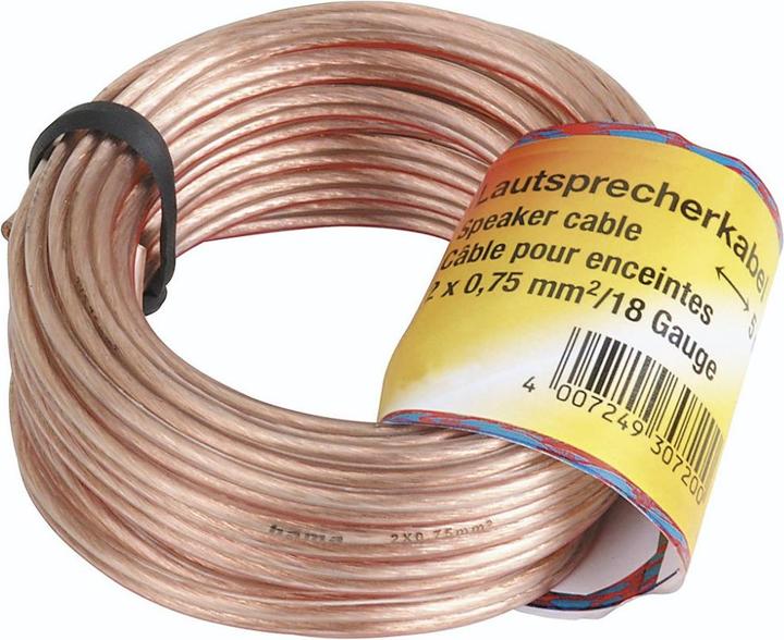 Actual product image Hama Lautsprecherkabel (20 m, 0.75 mm²)