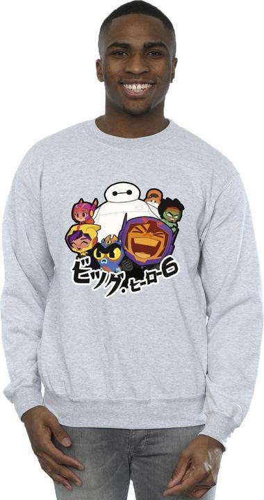 Produktbild Disney Big Hero 6 Baymax Group Manga Sweatshirt (L)