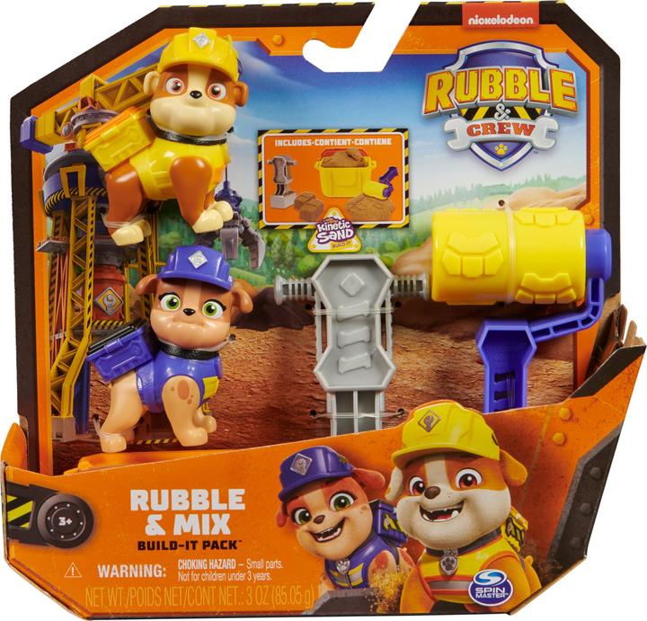 Actual product image Spin Master Rubble & Crew - Action figure set with Rubble & Mix