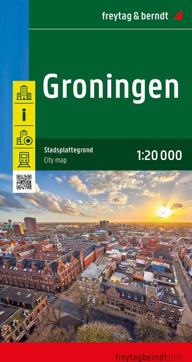 Actual product image Groningen, city map 1:20,000, freytag