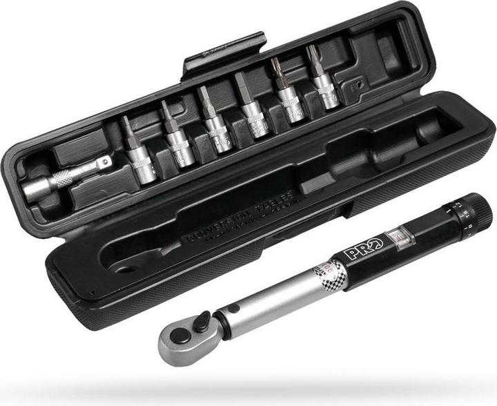 PRO TORQUE SPANNER 3-15NM SINGLE-USE INCL. M3/M4/M5/M6/T25/T30