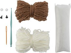Actual product image Legind Craft ID - Crochet kit Monkey, 15x9x13,5 cm - (K-CR1704/GE)