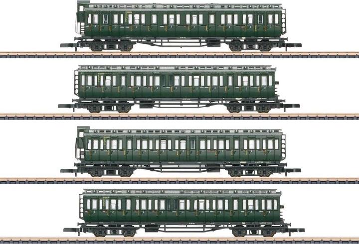 Märklin 87565 Z 4er-Set Reisezugwagen der DB (Spur Z)