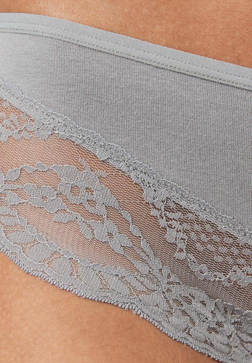 Actual product image Snocks Hipster Panties mit Spitze (M, pack of 3)