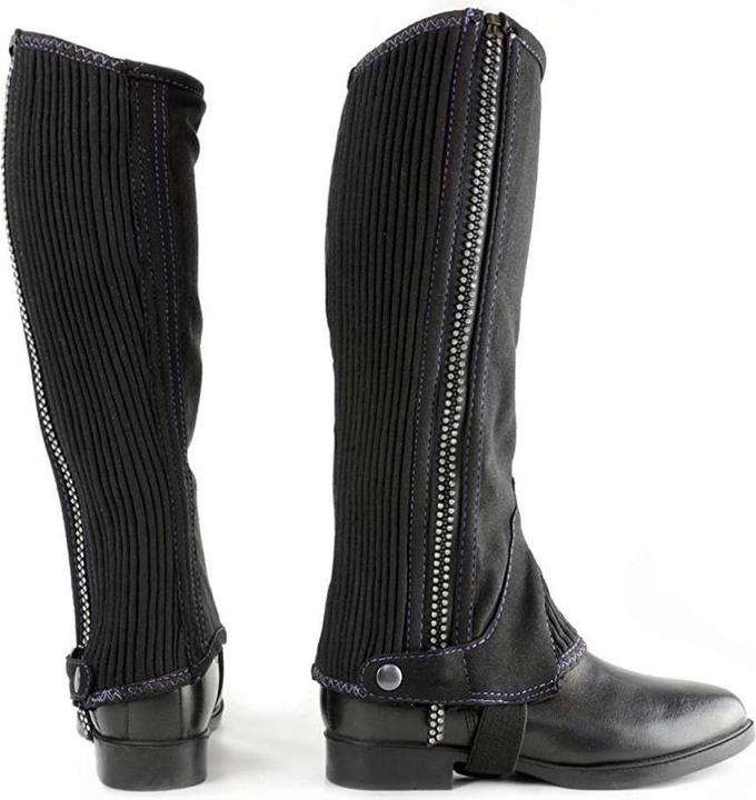 Actual product image Hy Land Hy Amara Half Chaps With Gemstone Design Adults (XL)