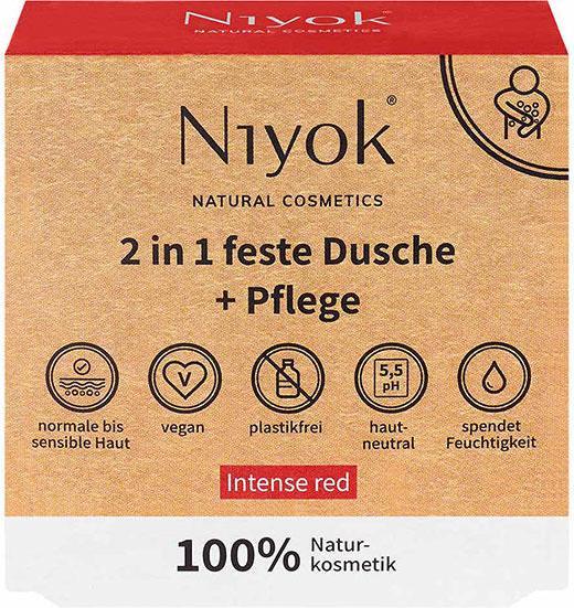 Image du produit Niyok Gel douche solide Rouge intense 81 g