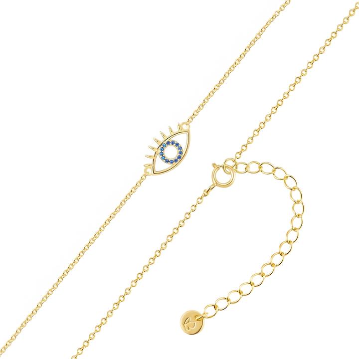 Immagine prodotto Glanzstücke München Collana da donna con occhio onniveggente in argento sterling - 34660 (Argento, 40 - 45 cm)