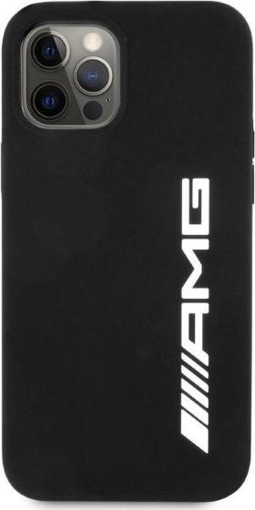 Produktbild Mercedes AMG AMHCP12LSGLBGN iPhone 12 Pro Max 6,7" czarny/black hardcase Silicone Big Logo (Apple iPhone 12 Pro Max)