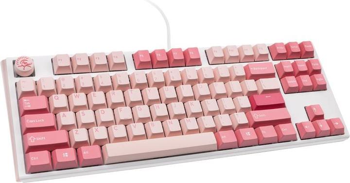 Actual product image Ducky One 3 Gossamer Pink TKL, toetsenbord (US, Cable)