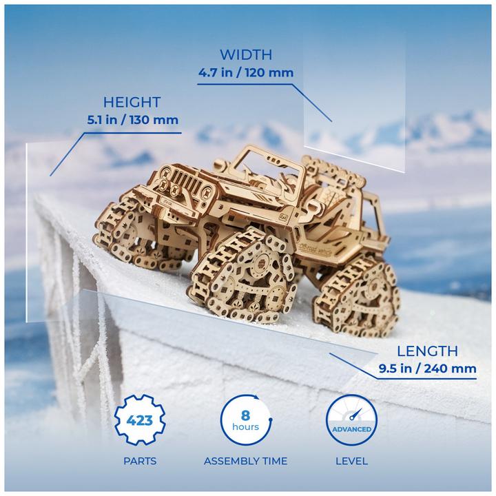 Image du produit Ugears 70204 Véhicule tout-terrain tracké