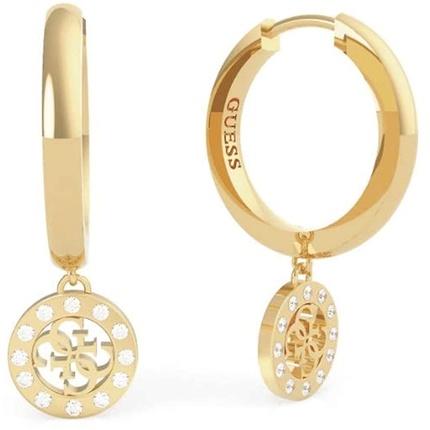 Guess Gold-plated earrings with pendants Miniature UBE79043