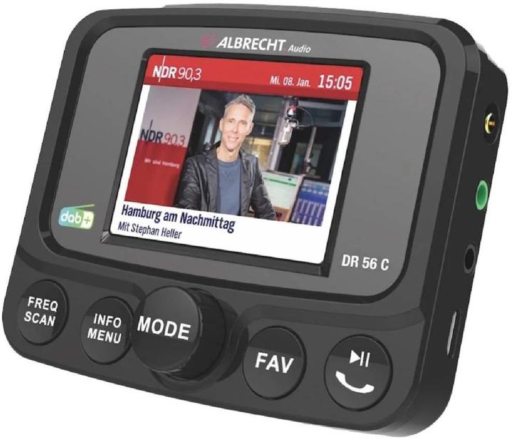 Image du produit Albrecht Tuner d'autoradio DR 56 C DAB+ avec écran couleur