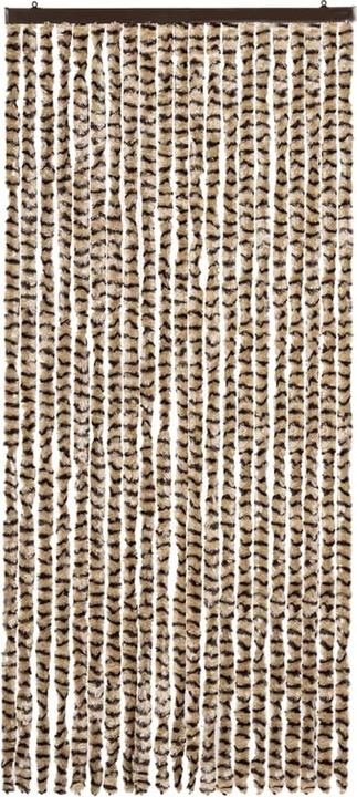 Produktbild VidaXL Fliegenvorhang Insektenschutz Türvorhang Fadenvorhang Beige Braun (56 x 200 cm)