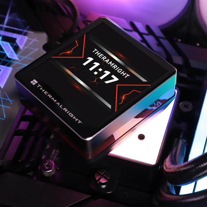Produktbild Thermalright Kit Watercooling AIO Grand Vision RGB - 240mm (Blanc)