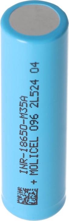 Actual product image Molicel Battery INR18650-M35A 3500mAh 10A unprotected, flat rate (3500 mAh)
