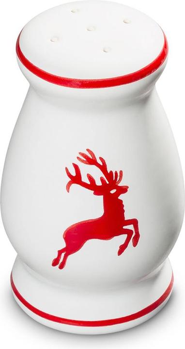 Produktbild Gmundner Keramik Rubinroter Hirsch, Salzstreuer bauchig (Salz)