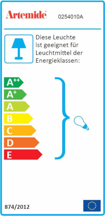 Energie-Label Artemide Dioscuri (2186 lm, E27)