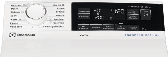 Produktbild Electrolux 700 Lavatrice Carica dall'Alto 6Kg 1300 (6 kg, Unten)