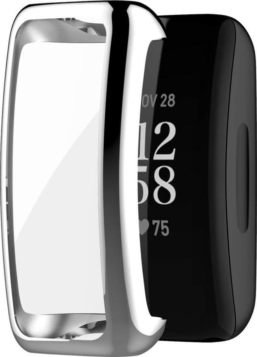Actual product image Cover-Discount Fitbit Inspire 3 - Rubber Protection Case silver
